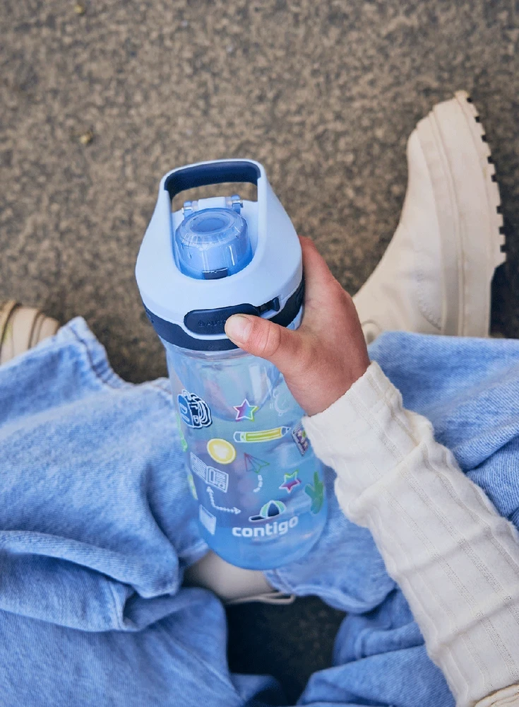 Contigo Vaikiška gertuvė Jessie AUTOPOP™ Periwinkle School CON2195674, 420 ml
