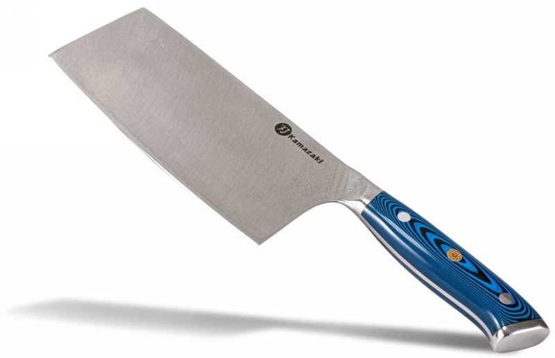 Damasko plieno peilis Kamazaki Chinese Chef's Peilis KZI401KN, 17,5 cm