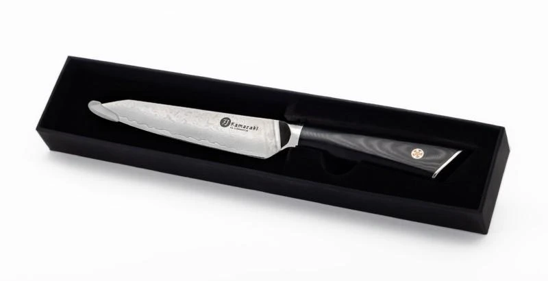 Damasko plieno peilis Kamazaki universalus peilis, 13 cm, KZI007KN