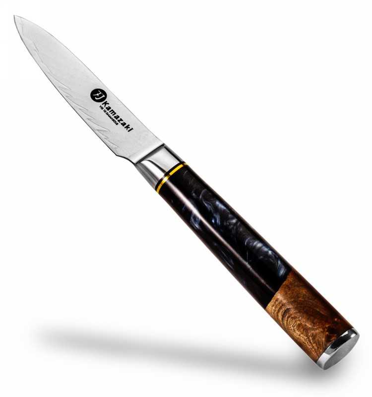 Damasko plieno universalus Kamazaki peilis KZI108KN, 9 cm