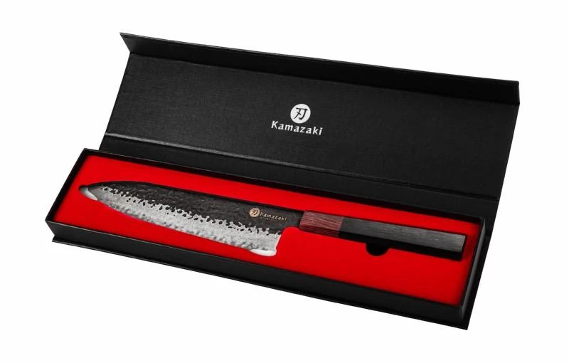 Damasko plieno peilis KAMAZAKI, šefo peilis, 20 cm, KZI217KN