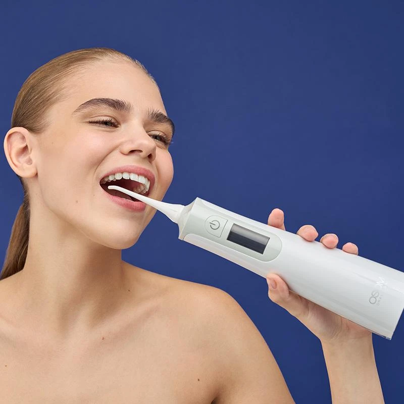 Burnos irigatorius OSOM Oral Care Sidabrinis OSOMORALWF128SILV, IPX7, LCD ekranėlis, sidabrinė spalva