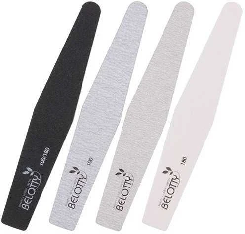 Dildė nagams Osom Professional Diamond Shape, zebra, EB17756180240 180/240, 1 vnt, 1/25