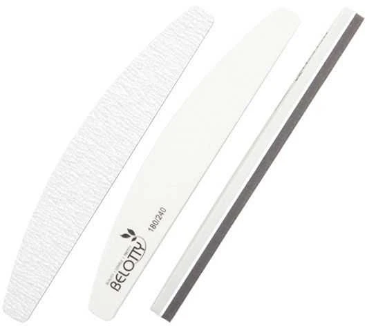 Dildė nagų poliravimui Osom Professional, Half Moon Shape, SE179J228240180 180/240, 1 vnt, 1/12