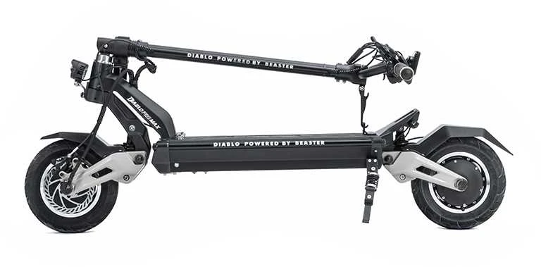 Elektrinis paspirtukas Beaster Scooter Diablo Pro Max BSDIABLOPROSMAX, skirtas bekelei