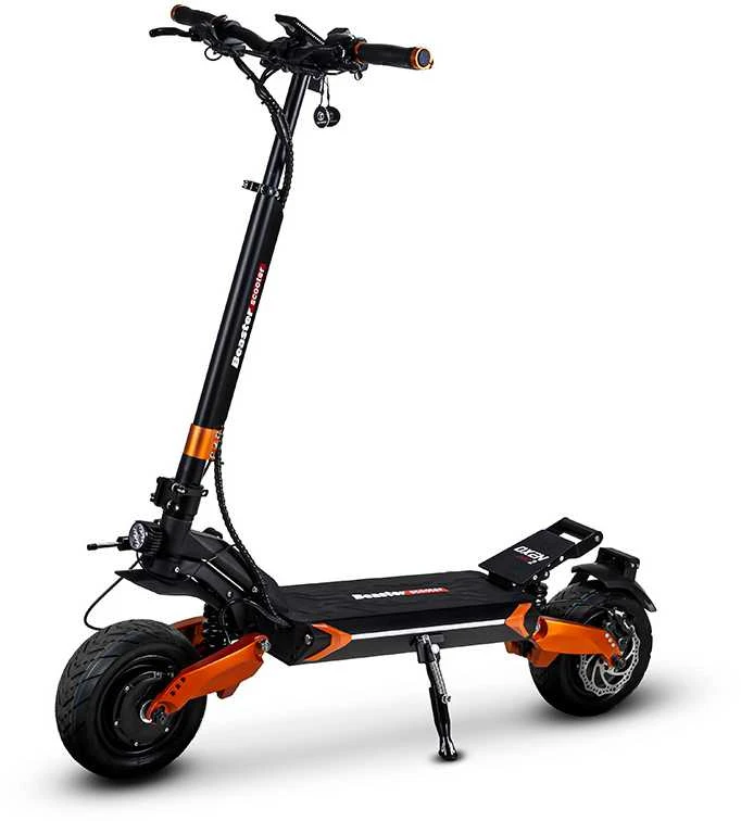 Elektrinis paspirtukas Beaster Scooter OXEN PRO2, 2x1500 W, 60 V, 28,8 Ah LG, plentinės padangos, skirtas bekelei