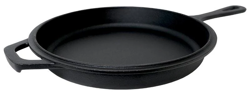 Emaliuotas ketaus kepimo indas Zyle, juodas, ZY226BKI, dviejų dalių, Ø26 cm