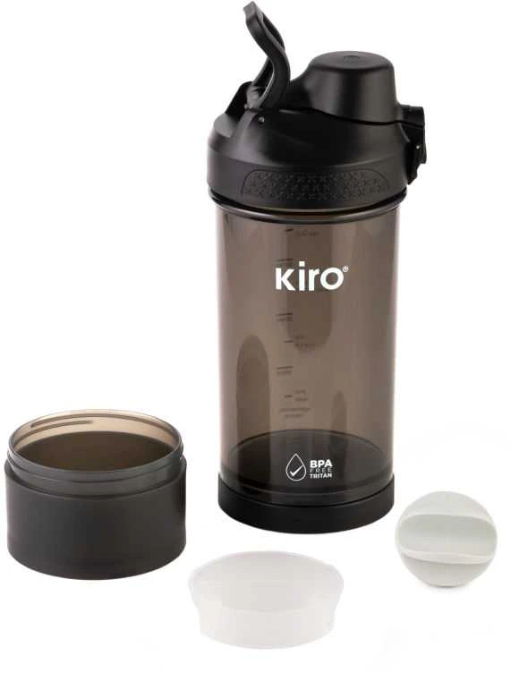Gertuvė Kiro KI1109BL, 550 ml, skirta kokteilių plakimui, juodos spalvos