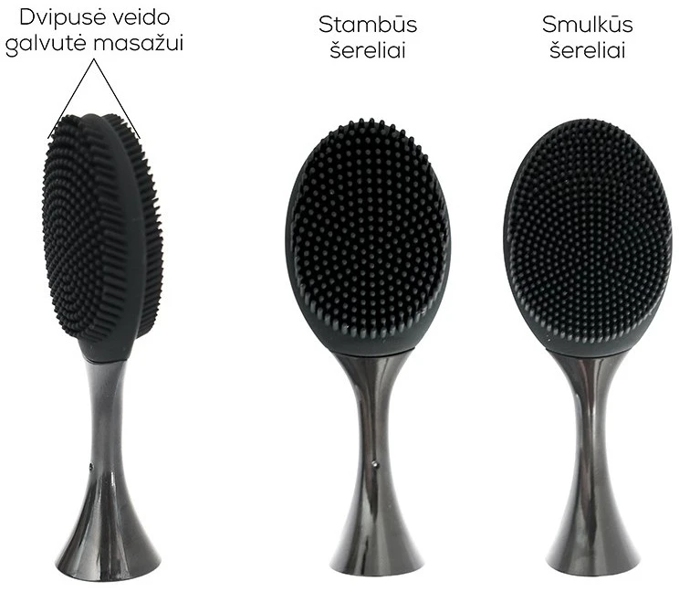 Osom Oral Care Įkraunamas, elektrinis, garsinis dantų šepetėlis, juodas OSOMORALT40BL