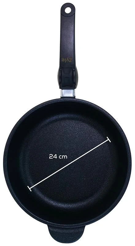 Indukcinė keptuvė nuimama rankena Zyle Ø24 cm ZY824FP