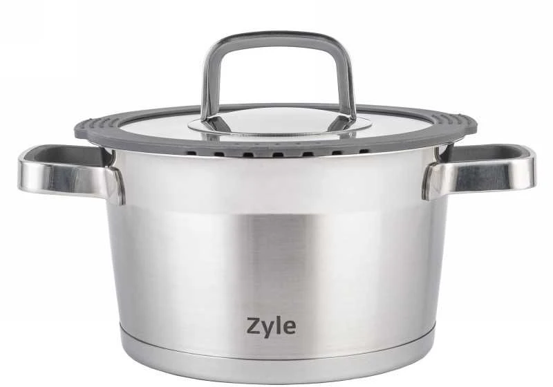 Indukcinis puodas su dangčiu Zyle ZY12718CS, 2 l