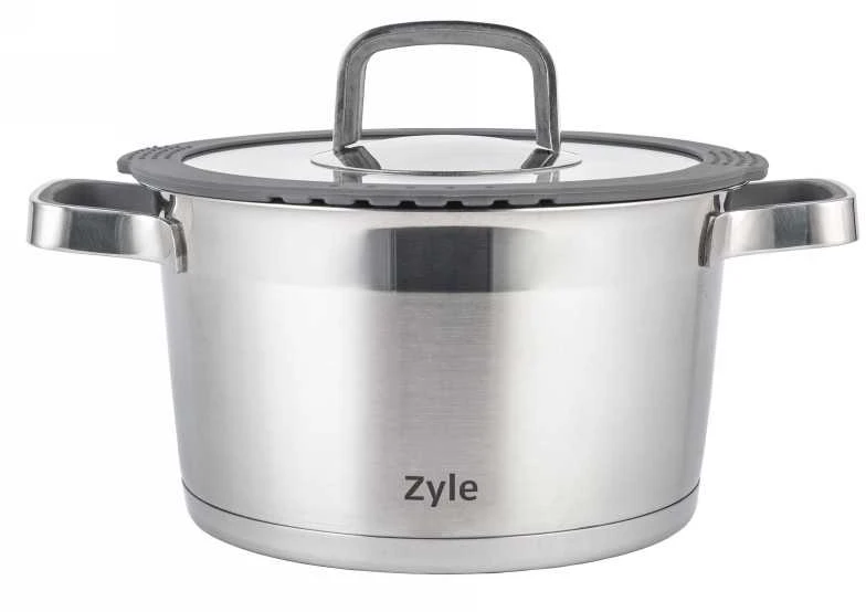 Indukcinis puodas su dangčiu Zyle ZY12720CS, 2,5 l