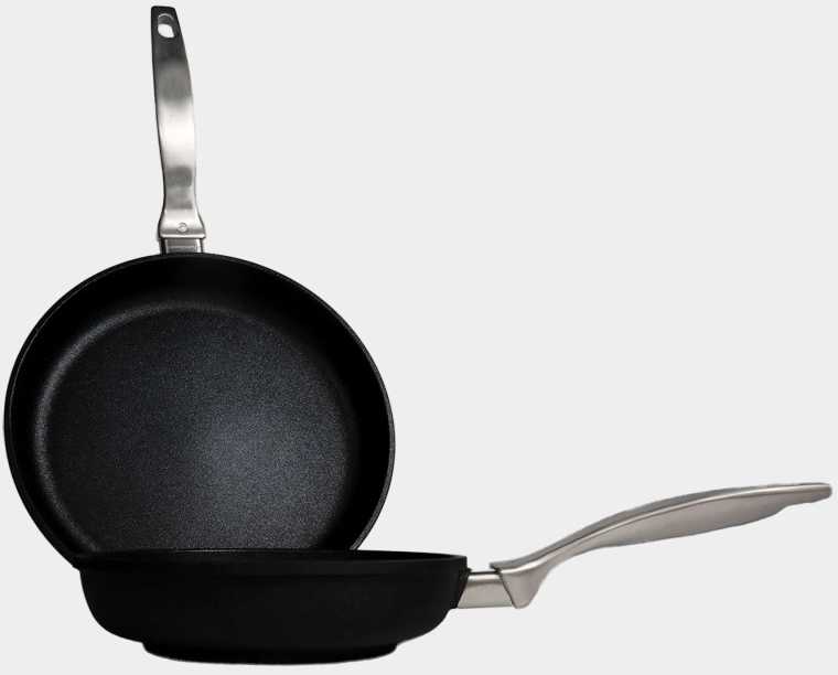 Indukcinių keptuvių rinkinys Swiss Diamond SDCXDset601i, rinkinį sudaro Ø20cm ir Ø26cm keptuvės