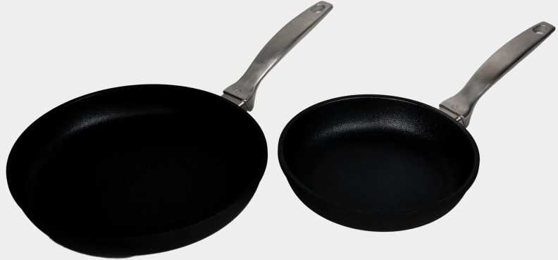 Indukcinių keptuvių rinkinys Swiss Diamond SDCXDset601i, rinkinį sudaro Ø20cm ir Ø26cm keptuvės
