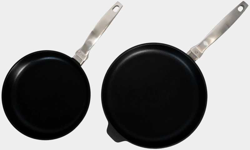 Indukcinių keptuvių rinkinys Swiss Diamond SDCXDset602i, rinkinį sudaro Ø24cm ir Ø28cm keptuvės