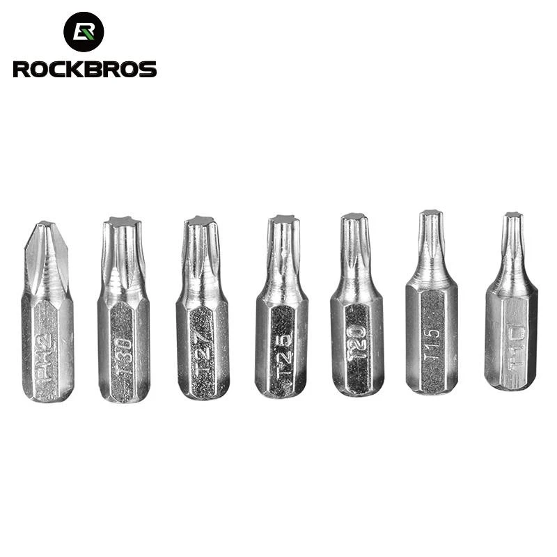 Įrankių rinkinys RockBros GJ8002, sudaro 16 atsuktuvų, raktų ir galvučių, juodas