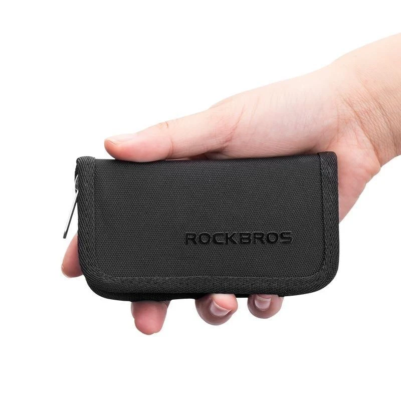Įrankių rinkinys su terkšle RockBros RKJL1002RD, raudonas, magnetinis, 4 galvutės