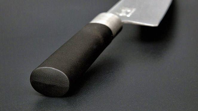 Japoniško plieno peilis KAI Wasabi juodas DM6710D peilis,10,5 cm ašmenys