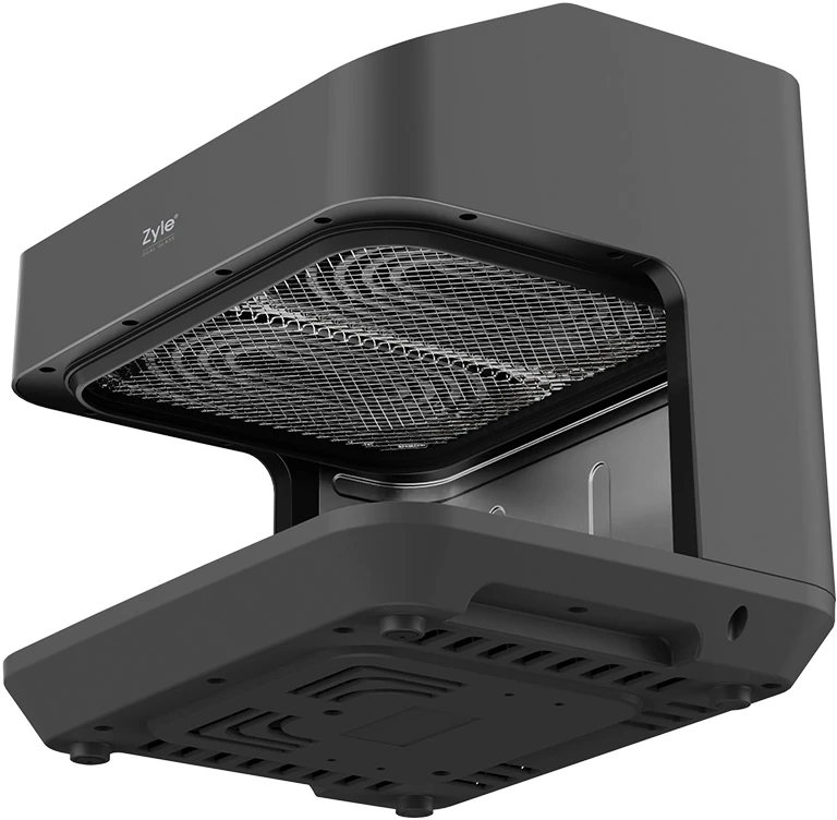 Karšto oro gruzdintuvė Zyle Dual Glass ZY070AF, 2200 W, 8 l