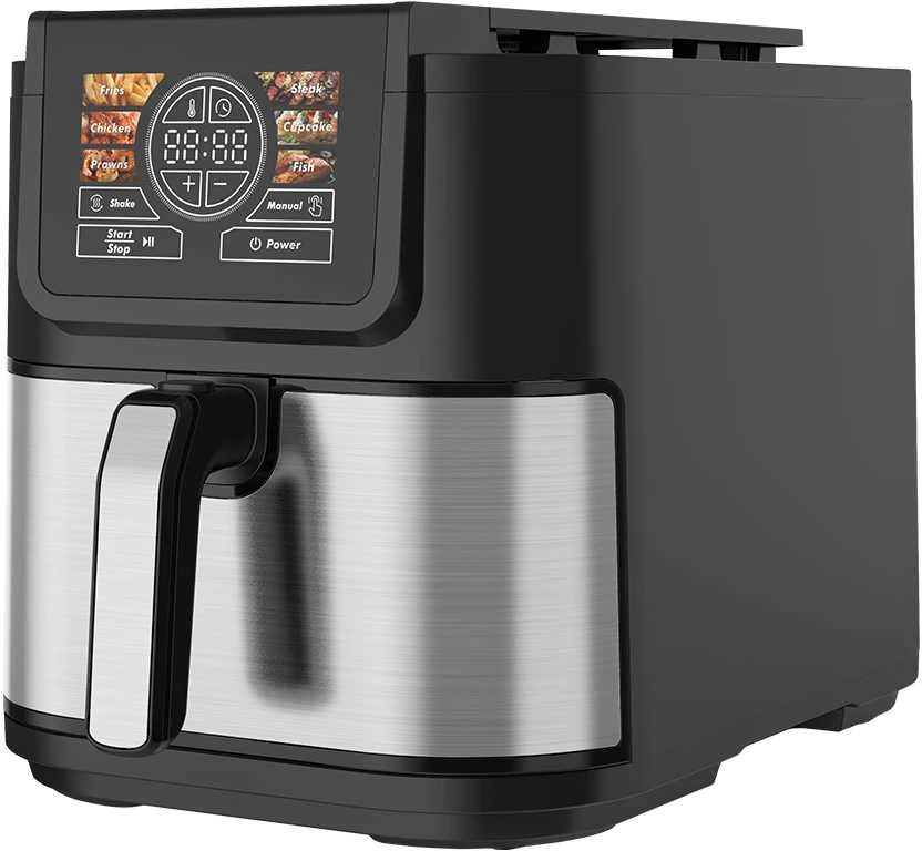 Karšto oro gruzdintuvė Zyle su Smart Fry AI technologija ZY007AF, 1700 W, 8 l