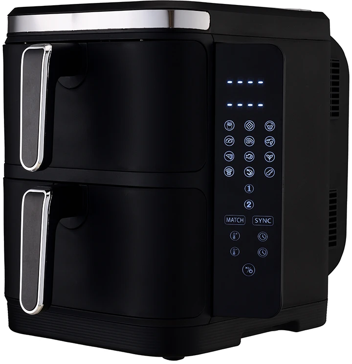 Karšto oro gruzdintuvė Zyle ZY012AF, dviejų aukštų, 2800 W, 11 l