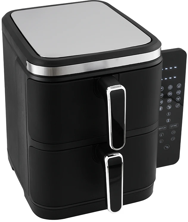 Karšto oro gruzdintuvė Zyle ZY012AF, dviejų aukštų, 2800 W, 11 l