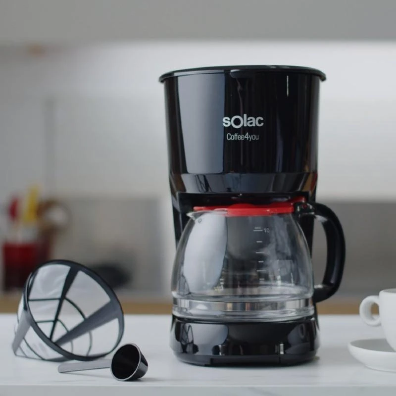 Kavamalė Filtrinė kavavirė Solac Coffee4you CF4036, 750 W, juoda
