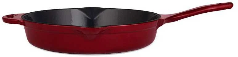 Apvali ketaus keptuvė Zyle, ZY1126RFP, Ø26 cm, raudona