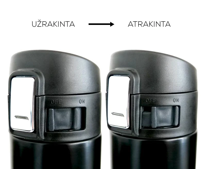 Termogertuvė su vakuumine izoliacija KIRO KI501R, rožinės spalvos, 500 ml