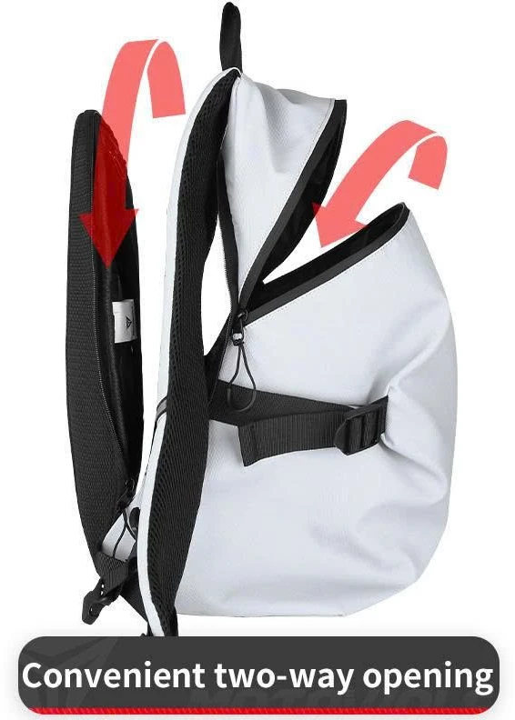 Kuprinė MotoWolf Baltas MDL0726W, tinkama šalmui, balta