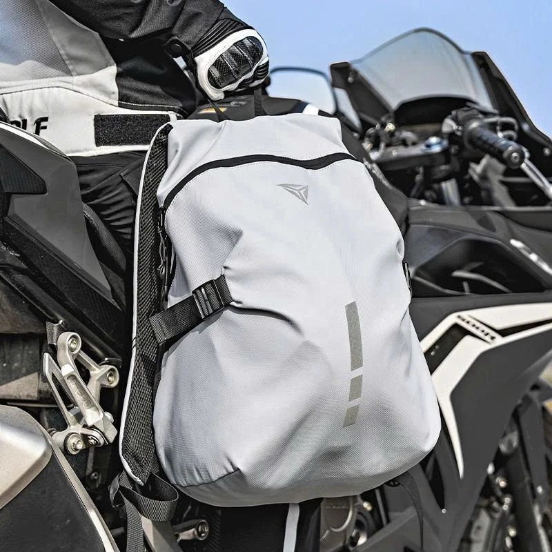 Kuprinė MotoWolf Baltas MDL0726W, tinkama šalmui, balta