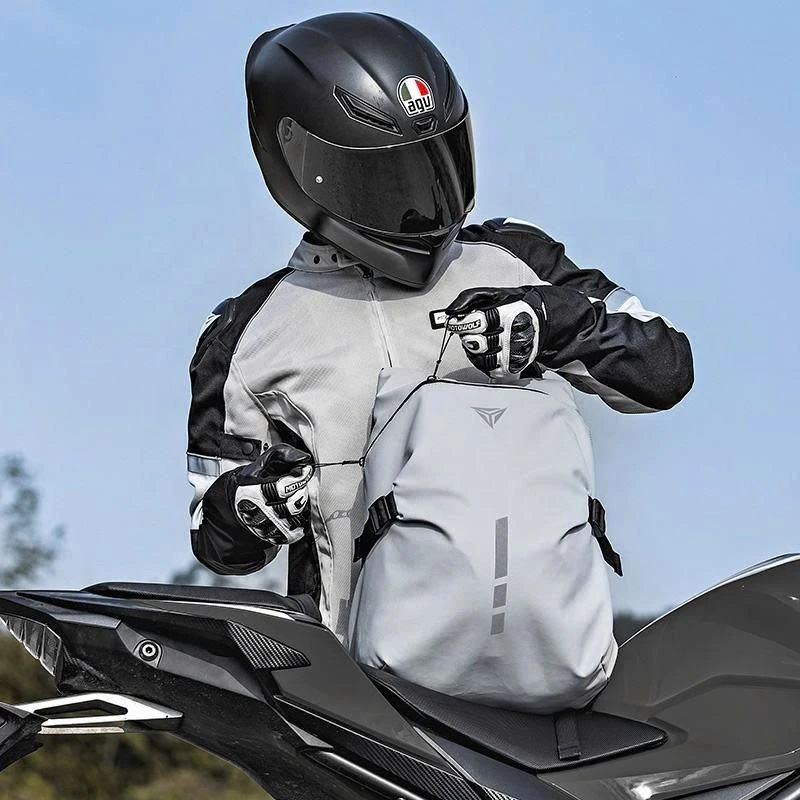 Kuprinė MotoWolf Baltas MDL0726W, tinkama šalmui, balta