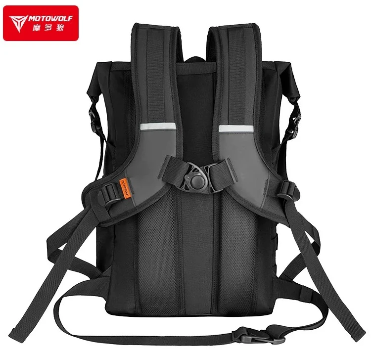 Kuprinė MotoWolf Gray MDL0716G, vandeniui atspari