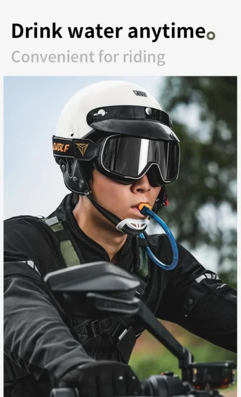 Kuprinė MotoWolf Hydration Juodas MB7B, su vandens talpa