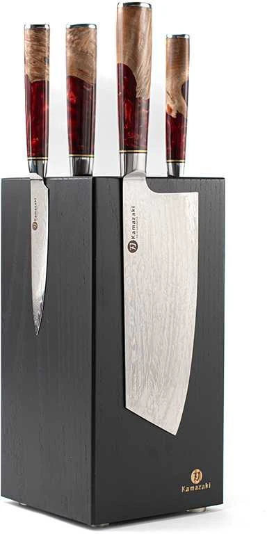 Magnetinis peilių stovas KAMAZAKI KZI2258BL, juodos spalvos