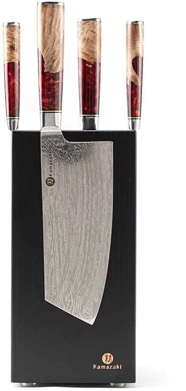 Magnetinis peilių stovas KAMAZAKI KZI2258BL, juodos spalvos