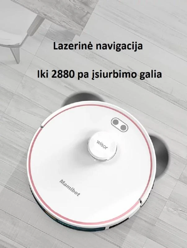 Dulkių siurblys - robotas Mamibot ExVac880 Wisor, Baltas