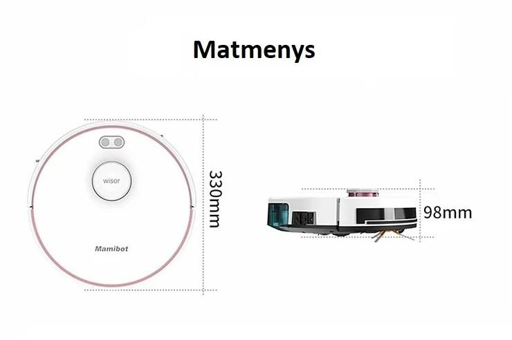 Dulkių siurblys - robotas Mamibot ExVac880 Wisor, Baltas