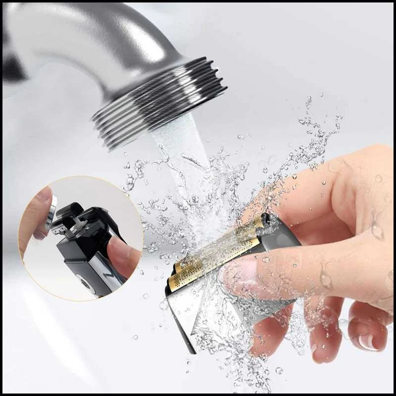 Mobili įkraunama plaukų skutimo mašinėlė OSOM Professional Foil Shaver OSOMP6141