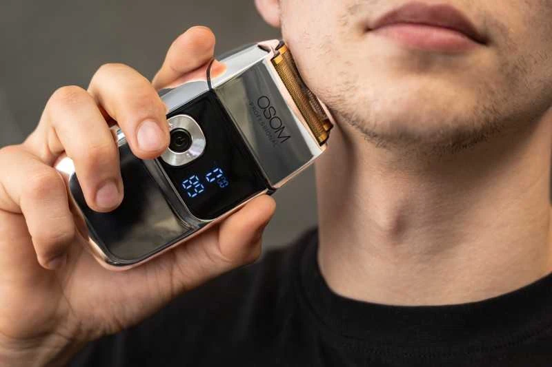 Mobili įkraunama plaukų skutimo mašinėlė OSOM Professional Foil Shaver OSOMP6141