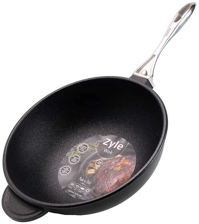 Neindukcinė WOK keptuvė Zyle ZY0028WOK, Ø28 cm
