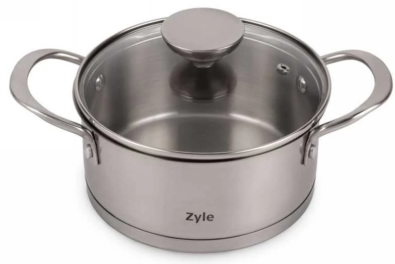 Nerūdijančio plieno puodų rinkinys Zyle ZY1300PS, trijų dalių