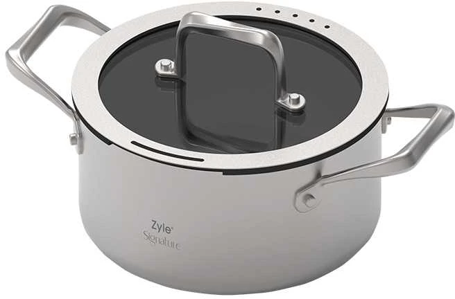Nerūdijančio plieno puodų rinkinys Zyle Signature ZY1600PS, 3 vnt.