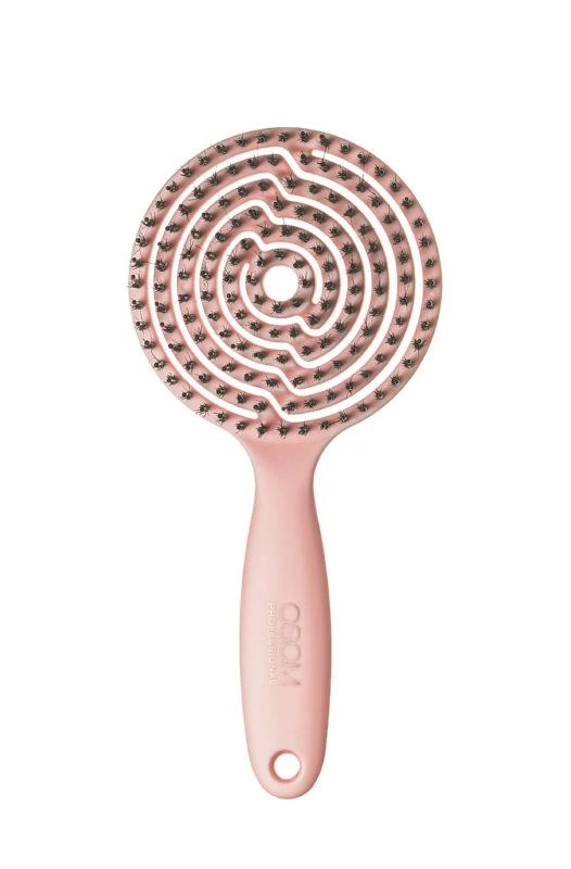 Šepetys plaukams, OSOM Professional Lollipop Vent Matte Rožinė OSOM15493, rožinis, su nailono spygliukais ir šerno šereliais