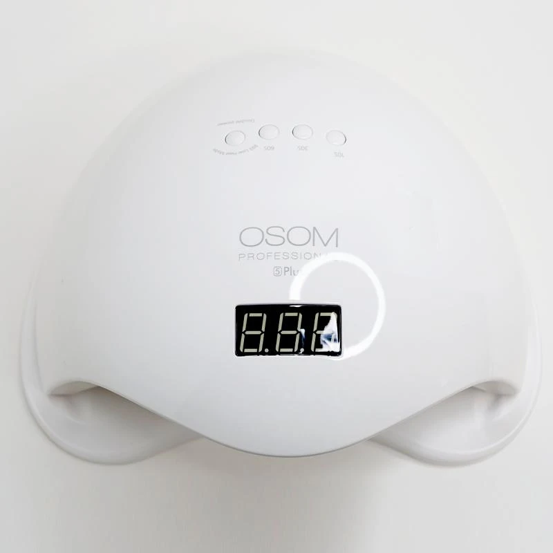 Hibridinė UV/LED gelio lempa OSOM Professional OSOM5PLUS, 48 W, su LCD ekranėliu