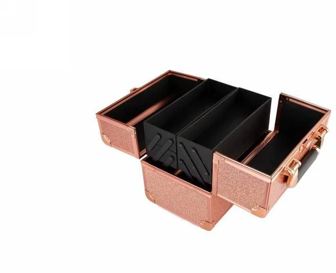 Lagaminas kosmetikos priemonėms OSOM Professional Cosmetic Case OSOMP8316RG, rožinės aukso spalvos