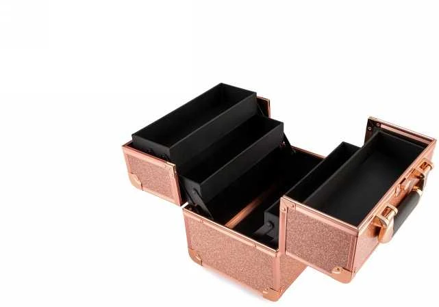Lagaminas kosmetikos priemonėms OSOM Professional Cosmetic Case OSOMP8316RG, rožinės aukso spalvos