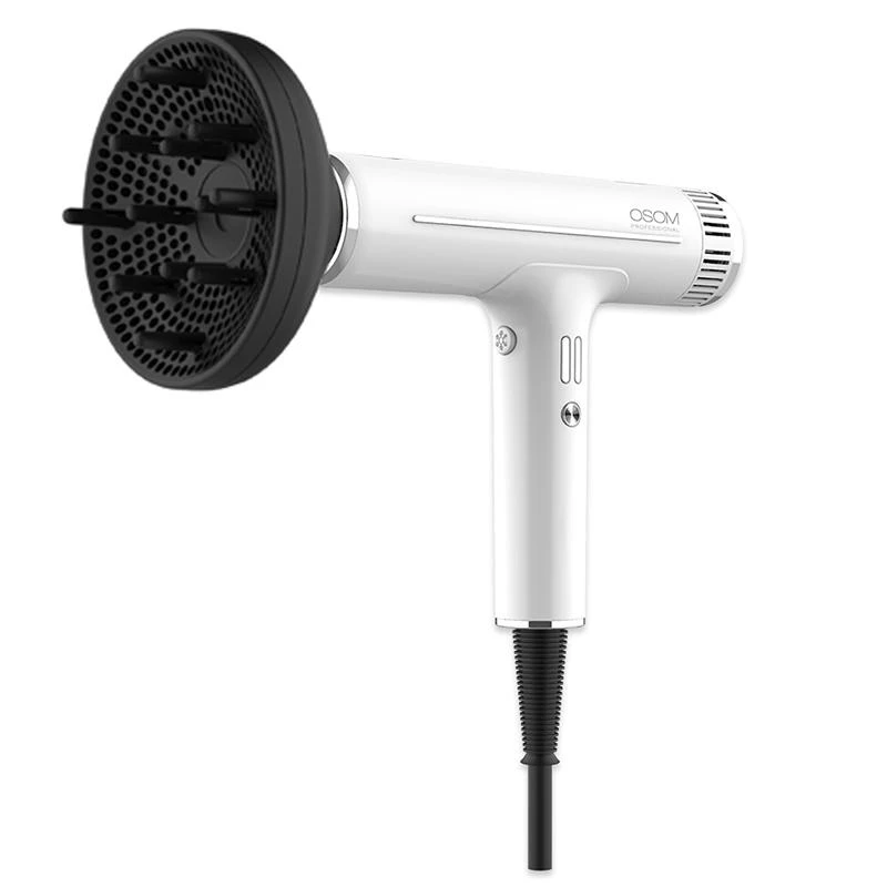 Osom Professional Plaukų džiovintuvas Plaukų džiovintuvas, ilgaamžis BLDC variklis su jonais, 1800 W