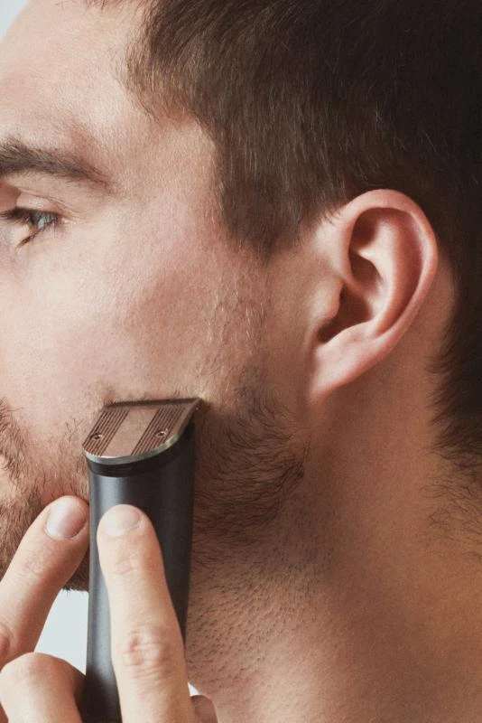 OSOM Professional Hair Trimmer Profesionali plaukų kantavimo mašinėlė - trimeris, LiFePo4 baterija, 100-240 V, 50/60 Hz, pilkos spalvos