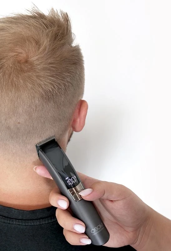 Profesionali plaukų kantavimo mašinėlė - trimeris OSOM Professional Hair Trimmer, įkraunama